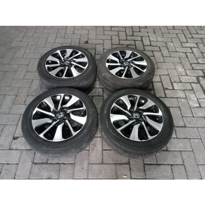 Velg Bekas Mobilio Ring 15 Velg Rep Honda Brio Rs Ban 185 65 R15 Dulop & Bridgeston