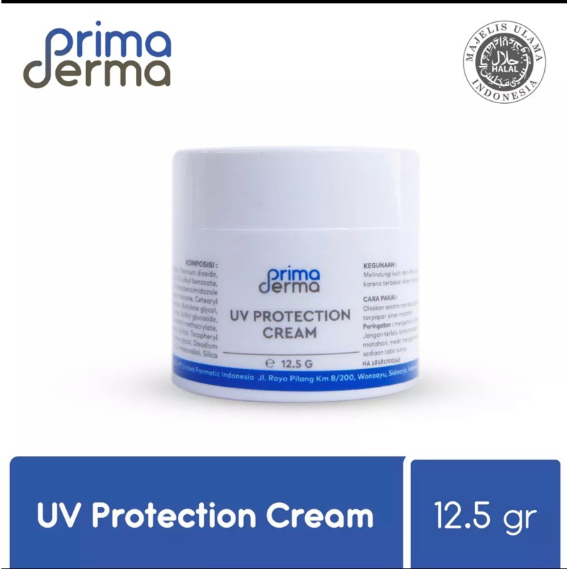 Primaderma putih uv protection spf 30 kemasan baru
