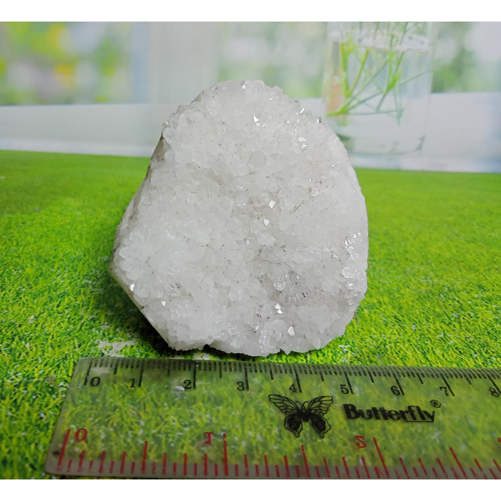 Natural Clear Quartz Druzy Cluster Sparkling blink blink Brazil (6)