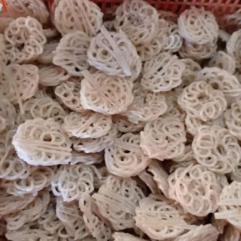 

kerupuk Mawar putih mentah / bahan seblak Rafael