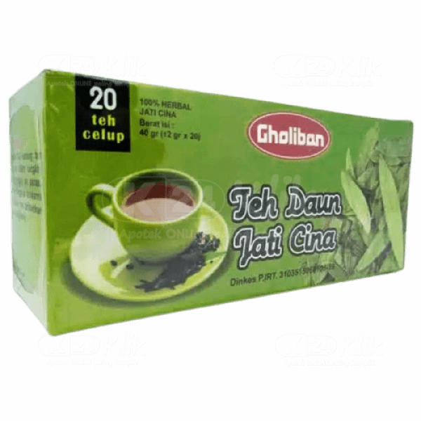 

Teh Celup Daun Jati Cina Gholiban - 100% Original