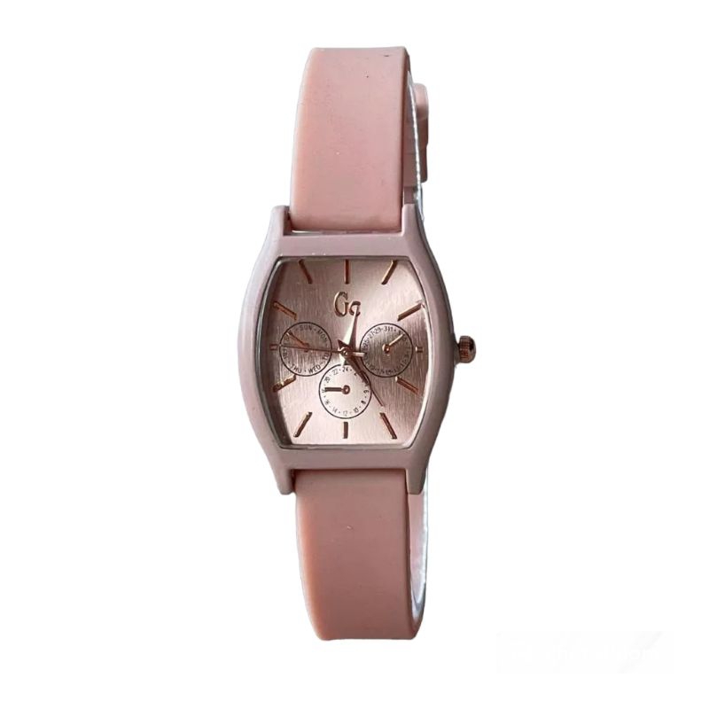 (Cod)Jam Tangan Wanita GC Oval Crono3 Strap Karet/Rubber(Dikirim Jakarta)