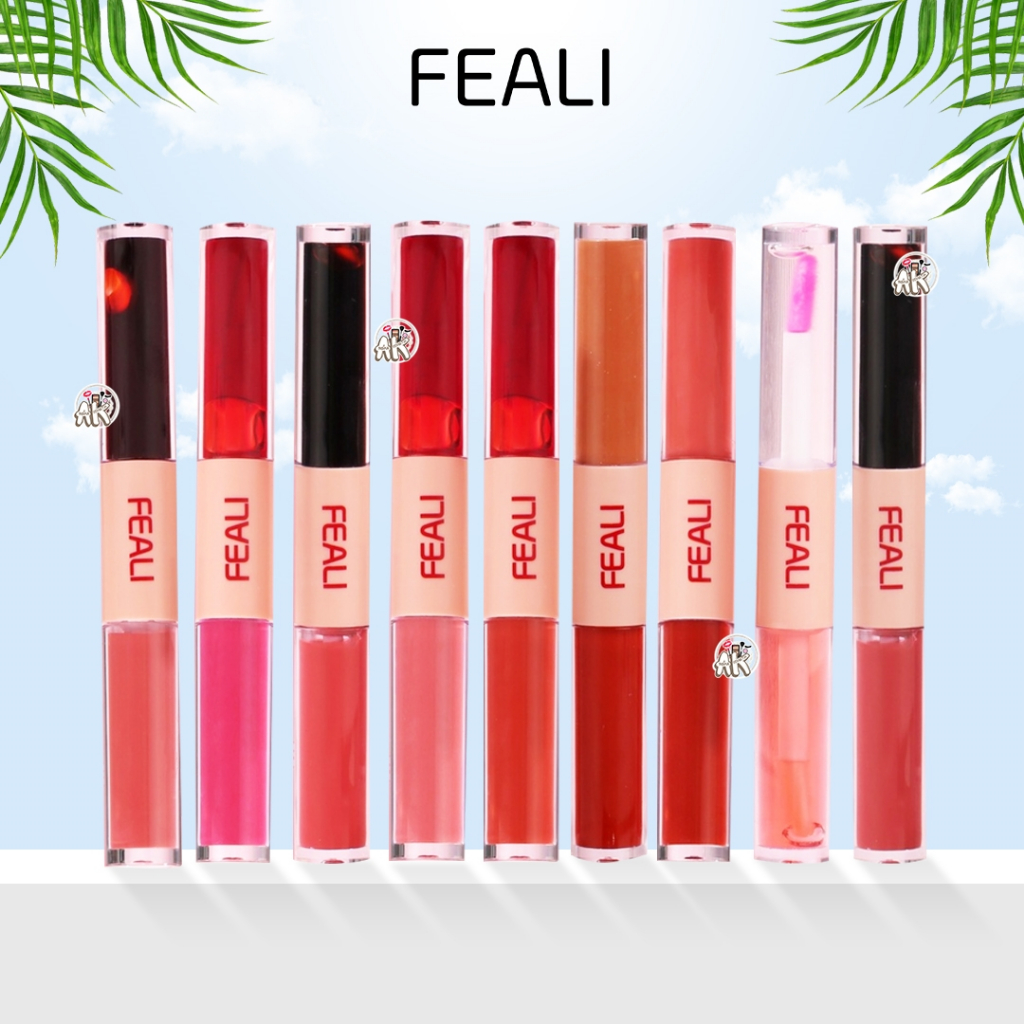 FEALI 2IN1 LIP MISTY VELVET AND LIP TINT DUAL ENDED VELVET MATTE DOUBLESENSE LIPSTICK