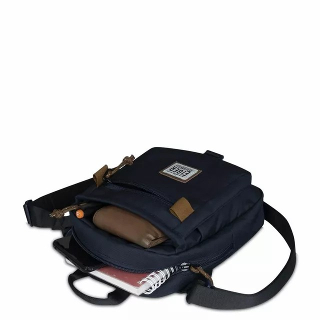 EIGER TAS SELEMPANG PRIA PORTEGE VERTICAL POUCH 5883 NAVY