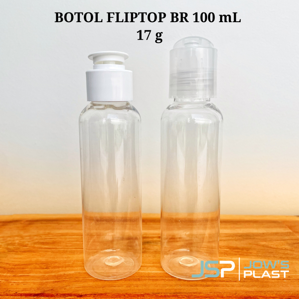 Botol Fliptop BR dan RF 60 dan 100 mL | Botol Fliptop  BR 60 mL | Botol Fliptop BR 100 mL | Botol Fliptop RF 60 mL | Botol Fliptop RF 100 mL | Botol Sabun | Botol Toner | Botol Neck 18