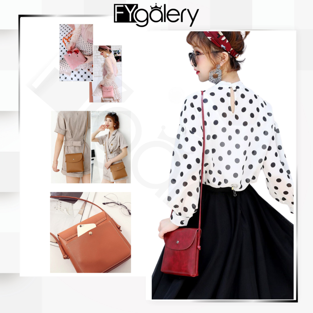 FYGALERY FYG1308 Tas Selempang Tas Mini Tas Fashion Wanita Sling Bag Murah