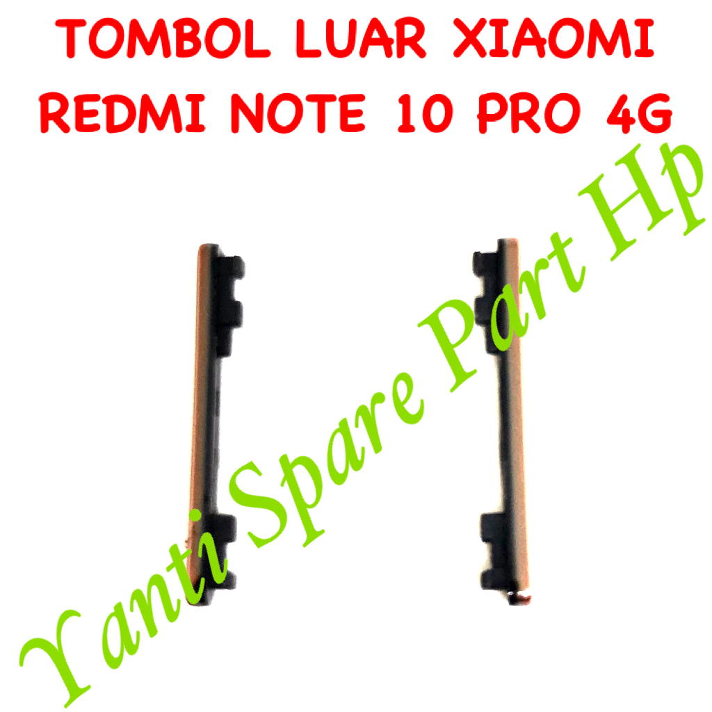 Tombol Luar On Off Volume Xiaomi Redmi Note 10 Pro 4G Original Terlaris New