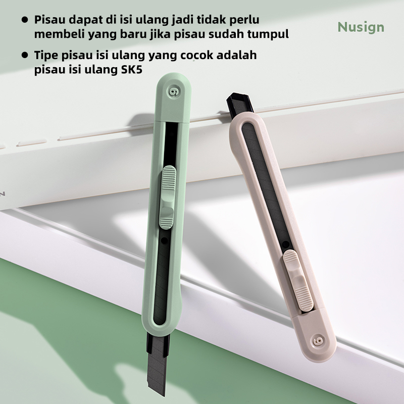 Nusign Cutter / Pisau Kecil Pemotong Pisau Bahan Teflon 19 cm NS063T