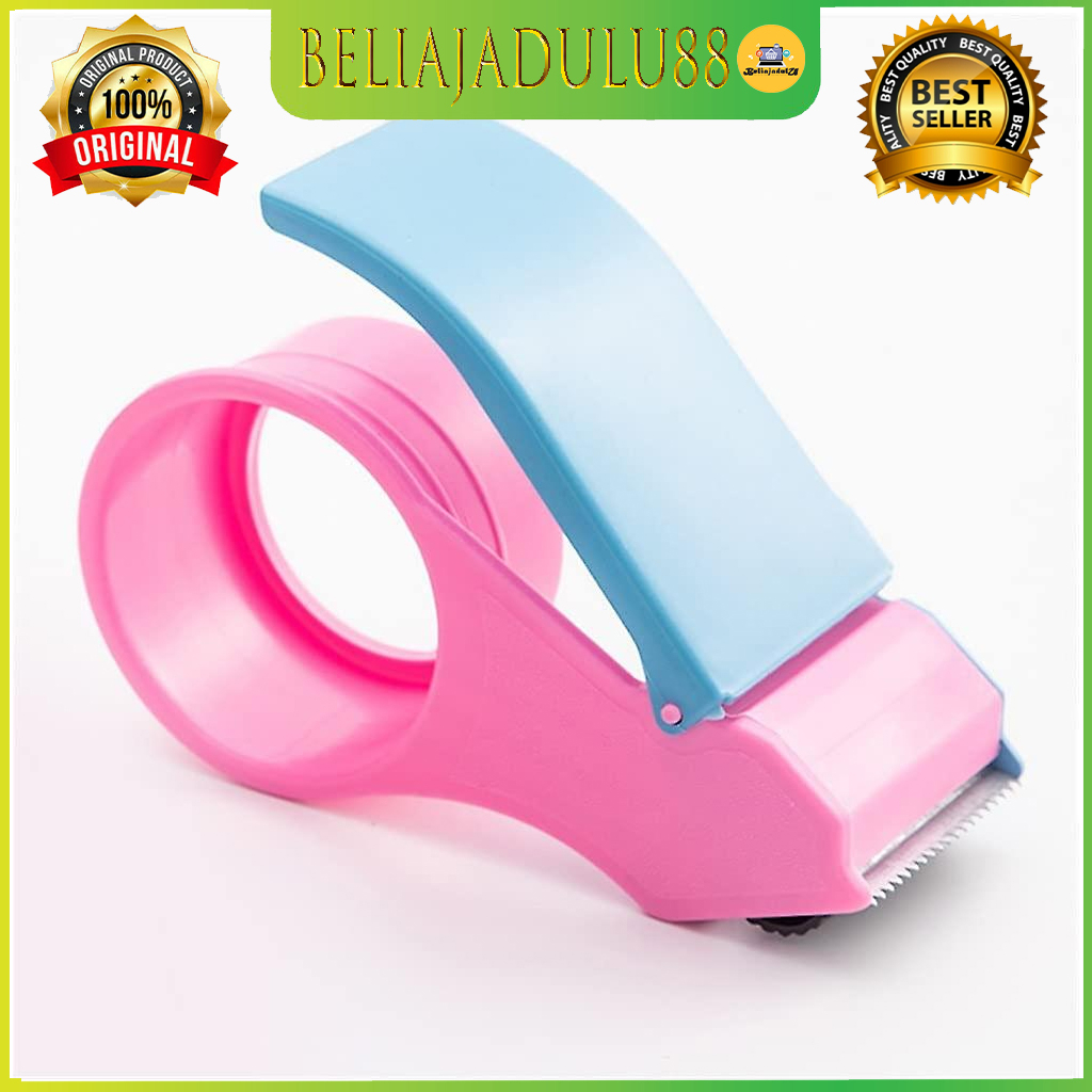 Beliajadulu88 Tape dispenser anti pecah tajam murah ( Rollan Lakban )