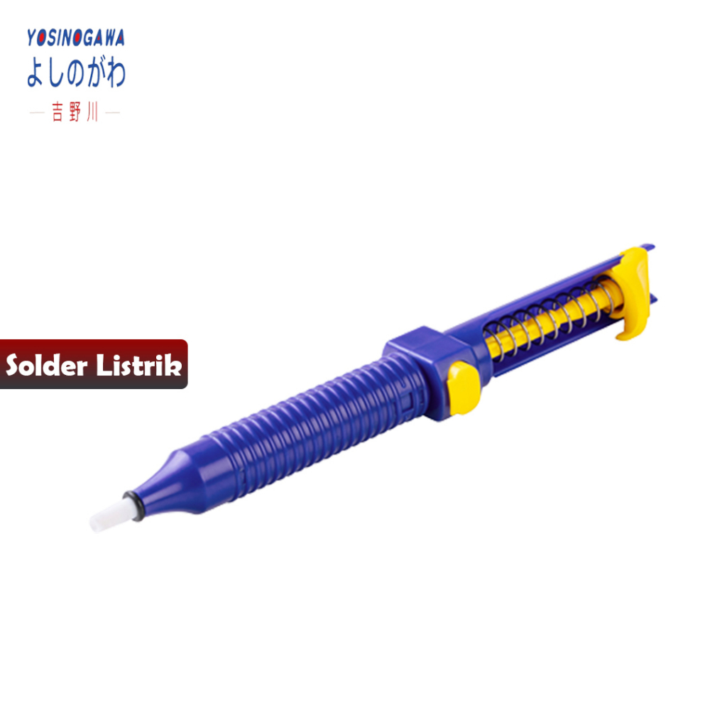 PAKET ALAT SOLDER LISTRIK/PENYEDOT TIMAH,HOLDER,SPON &amp; TIMAH KAWAT-YOSINOGAWA