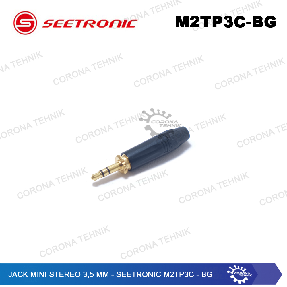 Jack Mini Stereo 3,5 mm - Seetronic M2TP3C - BG