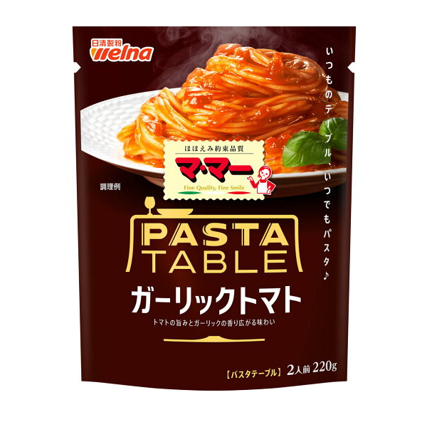 Nissin Welna Mama Pasta Table Garlic Tomato 220 Gram