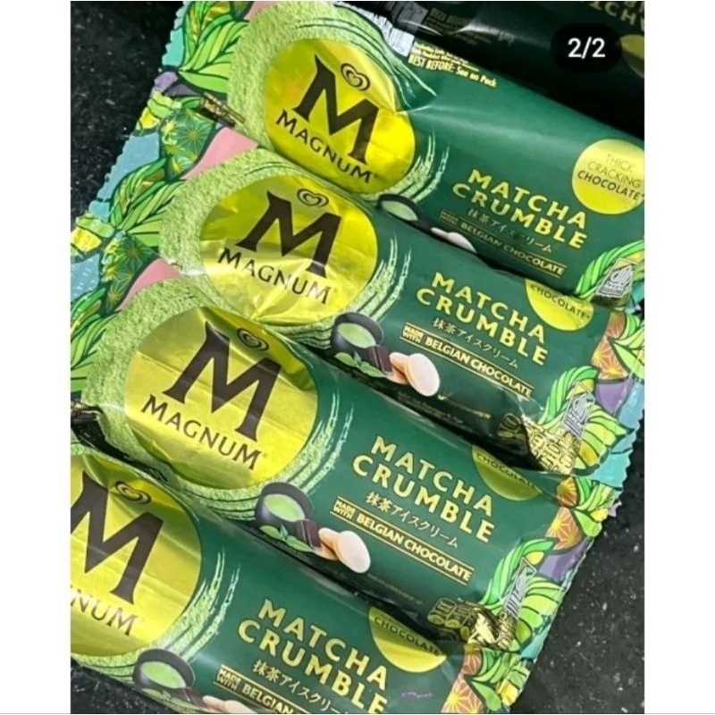 

ES KRIM WALLS MAGNUM MATCHA CRUMBLE