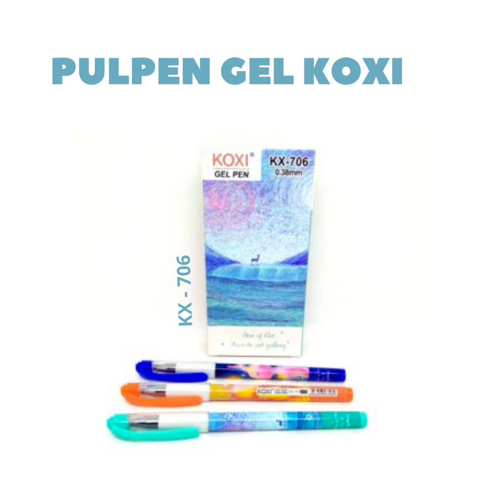 

Pulpen Gel Koxi KX-706 /Pack