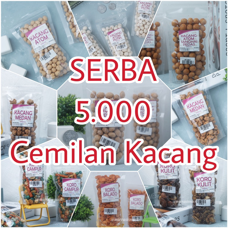 

Serba Lima Ribu Cemilan Kacang | Snack Kiloan | Jajanan | Cemilan | Serba 5rb
