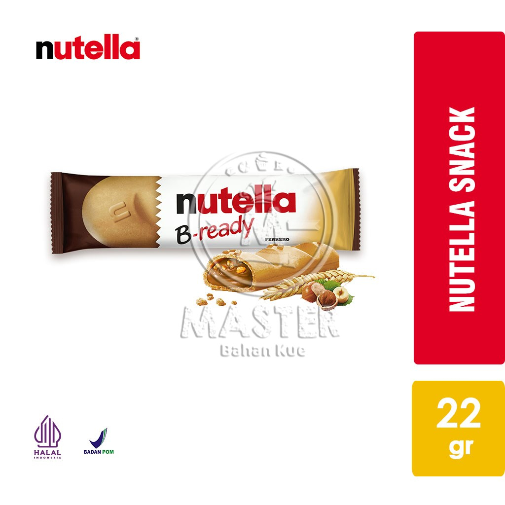 

Biskuit Nutella B-Ready Wafer Coklat Hazelnut [1 pcs 22g]