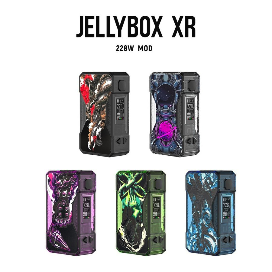 JELLYBOX XR MOD WITH DISPLAY MOD JELLYBOX XR 228W AUTHENTIC by RINCOE