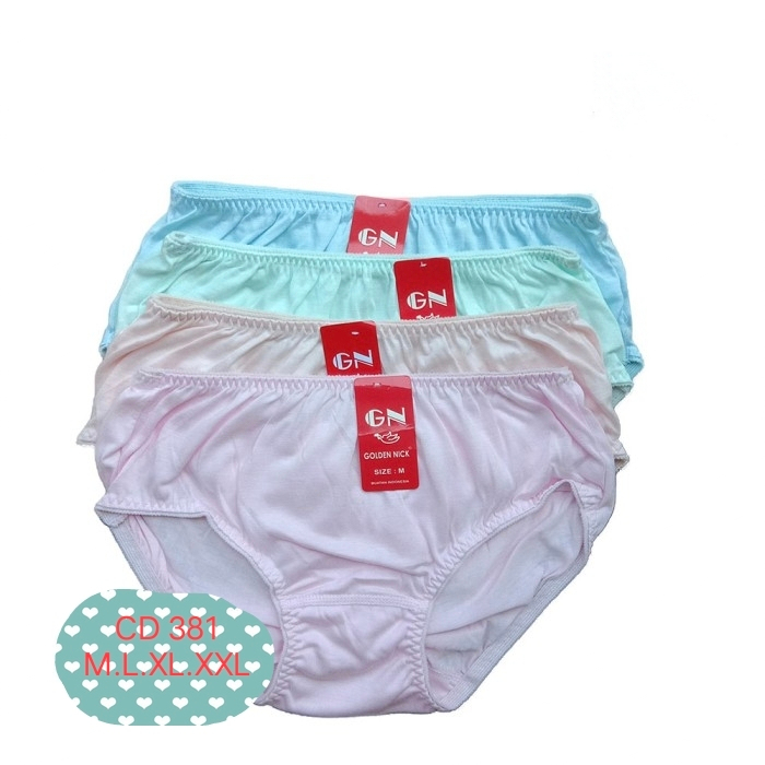 1pcs CELANA DALAM WANITA//CELANA DALAM GOLDEN NICK 381