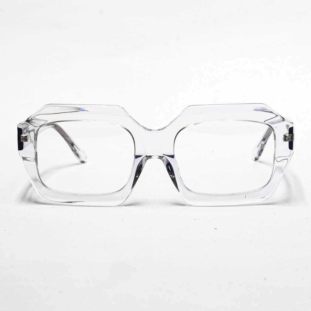 Frame Kacamata Rectangle TOAD - Okapi Crystal Clear