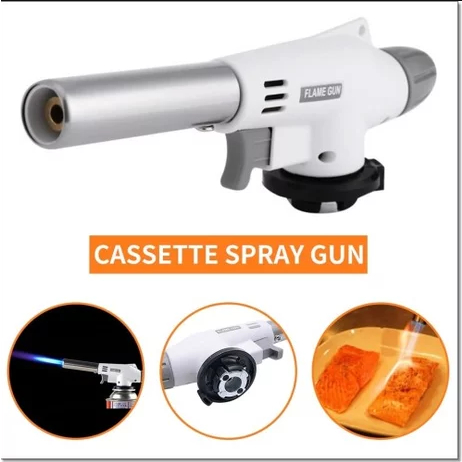 Kepala Gas Portable Flame Gun QME Sudah Dengan Pemantik Elektric Gas Torch