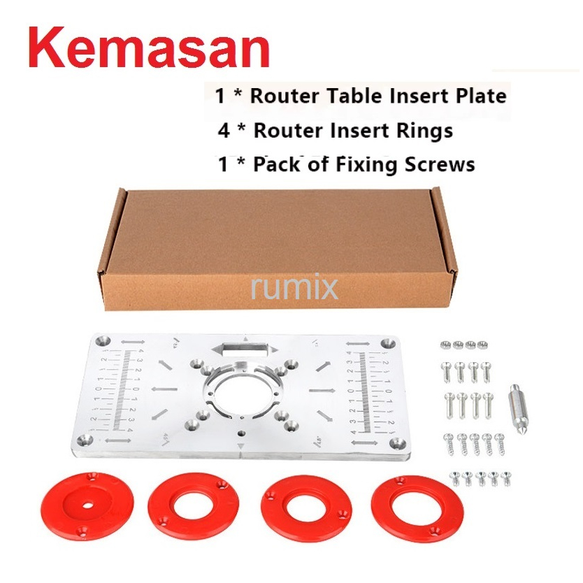 Router Plate - Insert Plate Router Table - Meja Router - Meja Trimmer