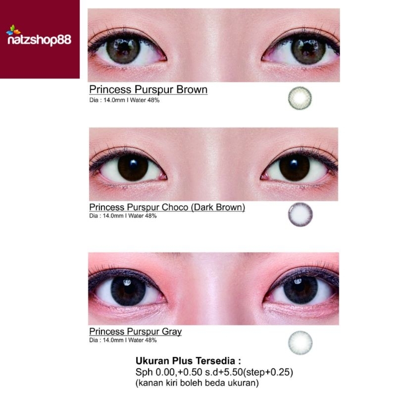 Softlens Plus (Mata Tua) Softlens Princess Purspur - Gudang 2