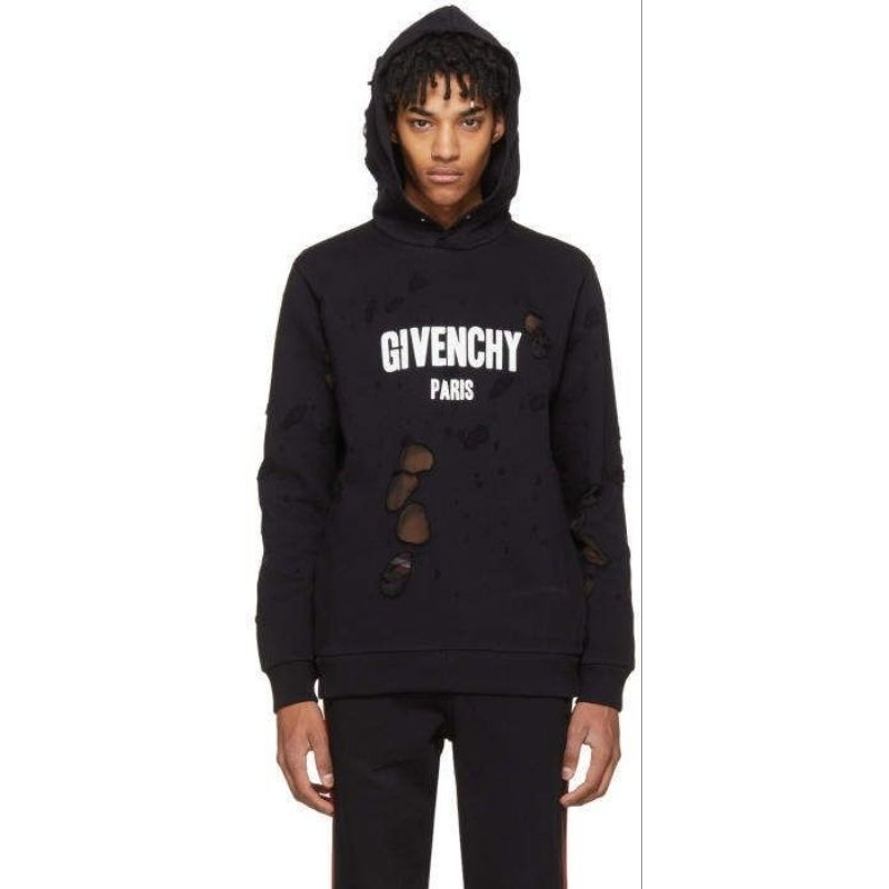 givenchy distressed hoodie 1:1 second