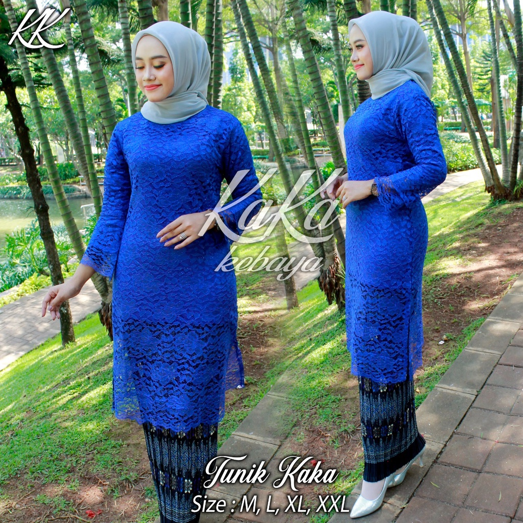 ATASAN TUNIK / KEBAYA TUNIK / KEBAYA TUNIK BROKAT / TUNIK BROKAT / KEBAYA WISUDA / KEBAYA JUMBO / NA