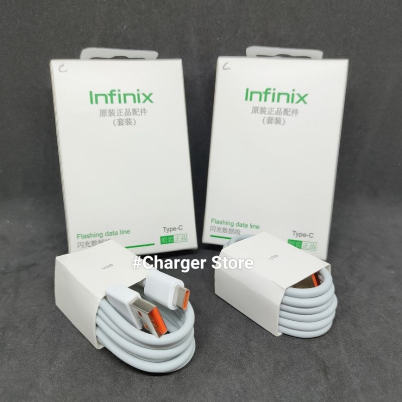 Kabel Data Infinix Type C ORIGINAL 6A Fast Charging Data Cable