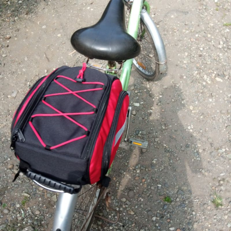 [ BONUS ] Tas Pannier Single Tas Sepeda Belakang Tas Touring Sepeda Tas Boncengan Sepeda
