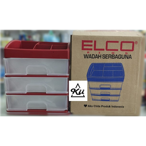 ELCO Rak Kosmetik Serbaguna Susun 3