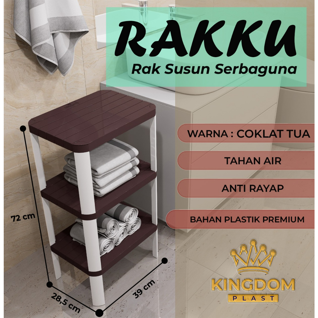 Rakku Rak Susun Serbaguna - Kokoh High Quality
