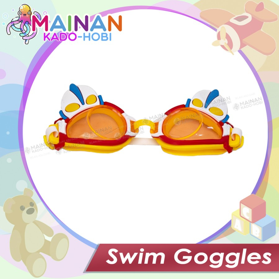 HADIAH GOGGLE KACAMATA RENANG ANAK MOTIF KARAKTER SUPERHERO KARTUN LUCU
