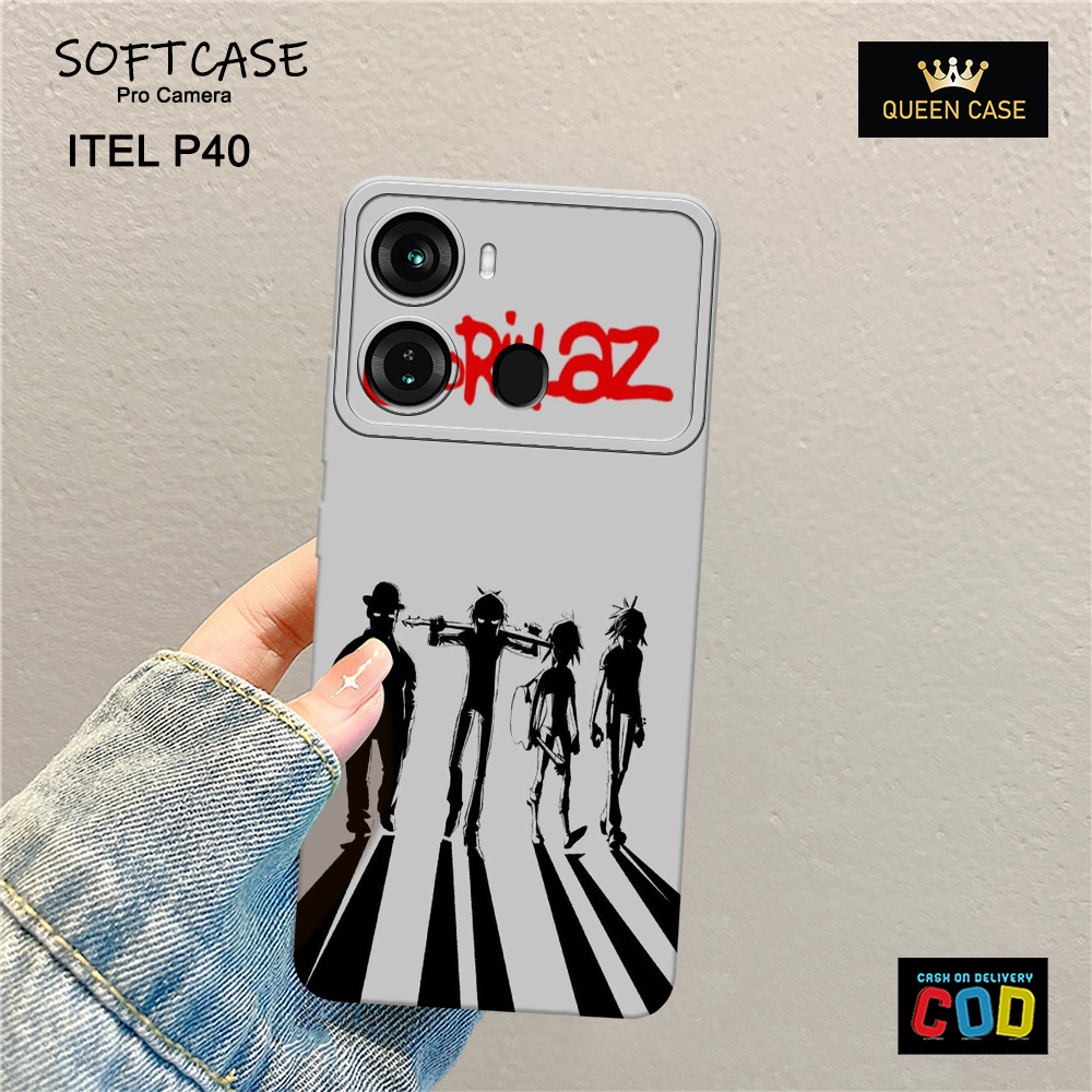 Softcase Hp Itel P40 Terbaru - Fashion Case Band - Case Hp Itel P40  - Casing Hp Itel P40 - Kesing H