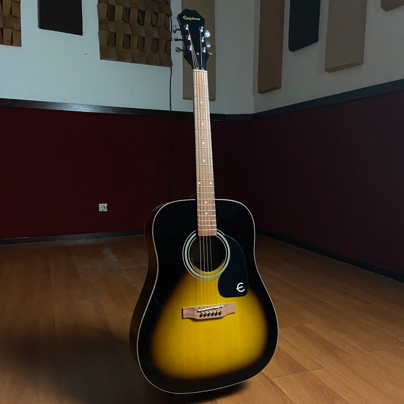 Gitar Epiphone Akustik Songmaker DR100 Vintage Sunburst