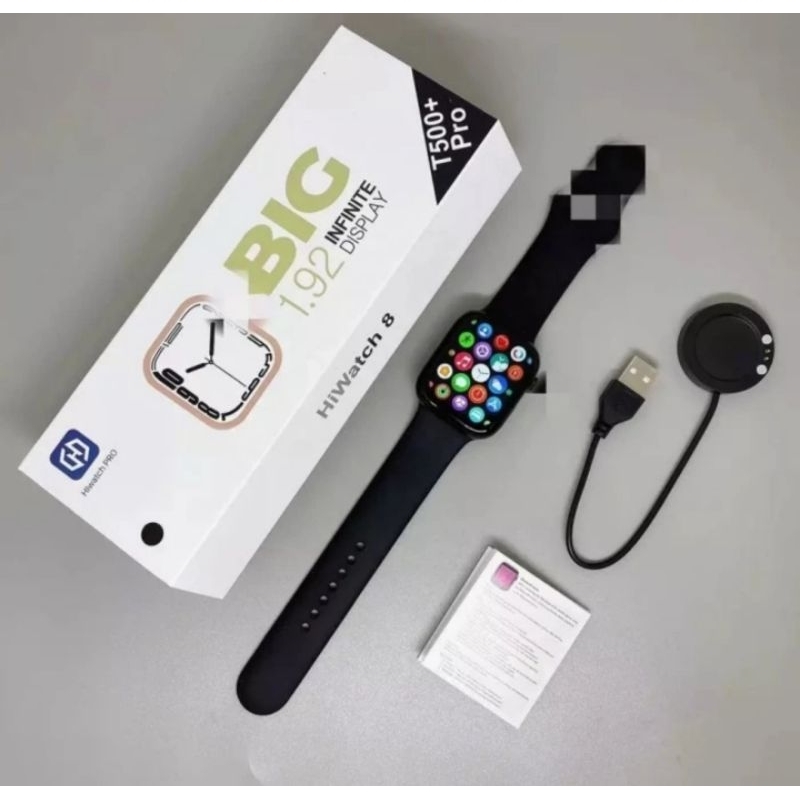 Jam Tangan T500+Pro Smartwatch Bluetooth Hiwatch Pro Big Screen 1.92