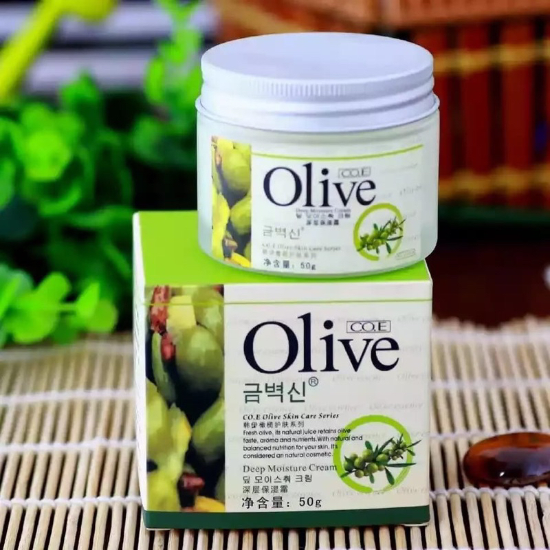 GRATIS ONGKIR COD MEDAN TERMURAH OLIVE CO. E DEEP MOUISTURE CREAM MENCERAHKAN/MELEMBABKAN KULIT