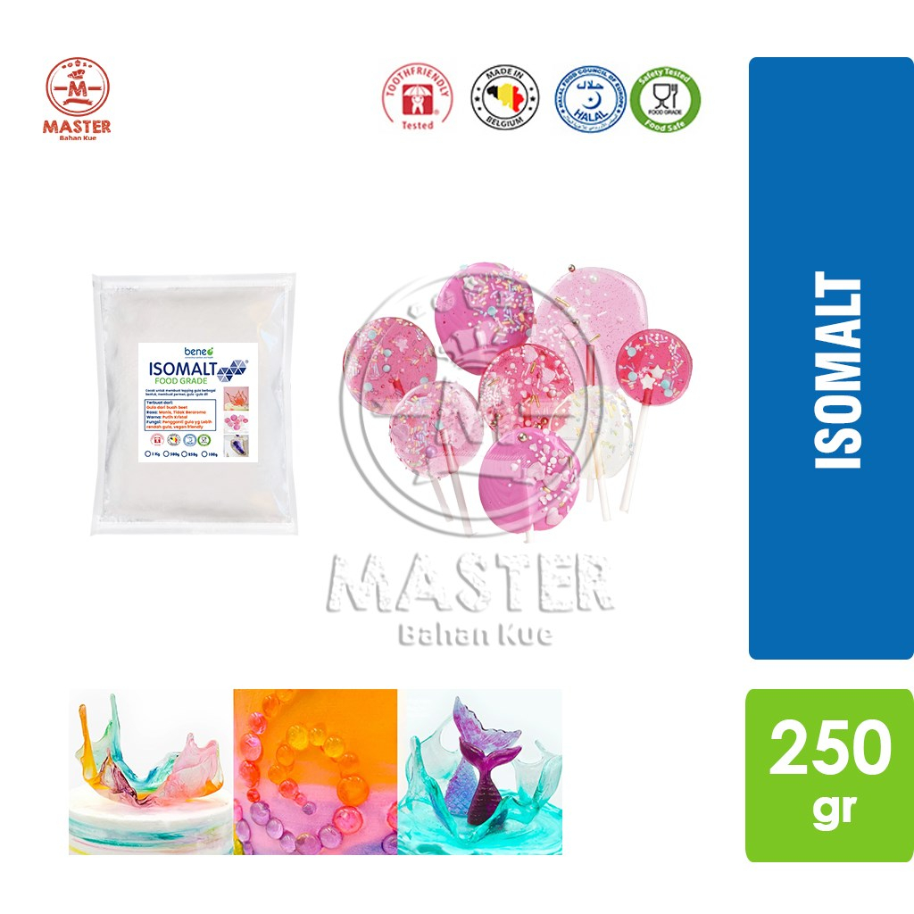 

Isomalt Dekorasi Kue Food Grade Isomalt Sugar Crystal [250 gr]