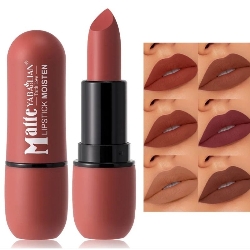Lipstik Tahan Air dan Anti Keringat Lipstik Matte Yazaolian