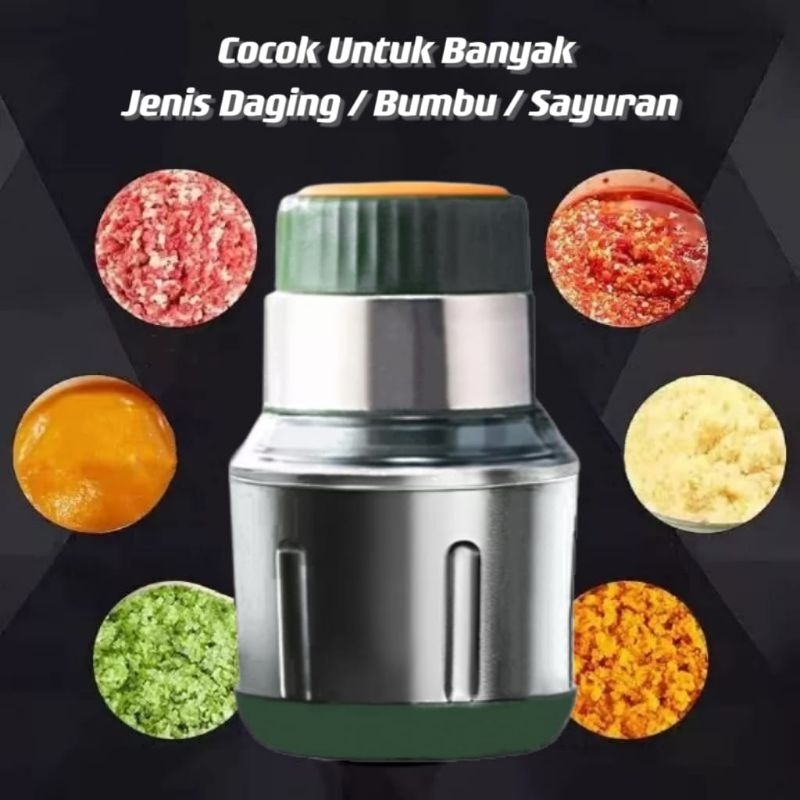 BLENDER DAGING STAINLESS 1 LITER CHOPPER SERBAGUNA⭐IM.Olshop⭐