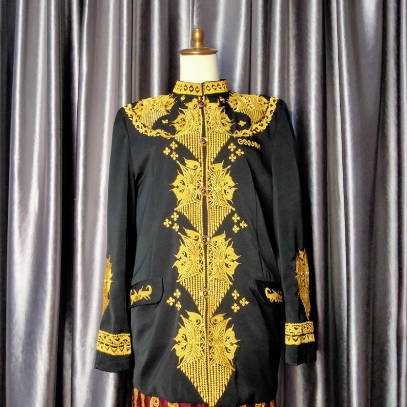 BAJU PENGANTIN ACEH COWOK/BAJU LINTO BARO MOTIF D