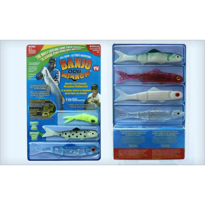 Umpan Pancing Tiruan Glow in the dark Lure minnow umpan tiruan karet