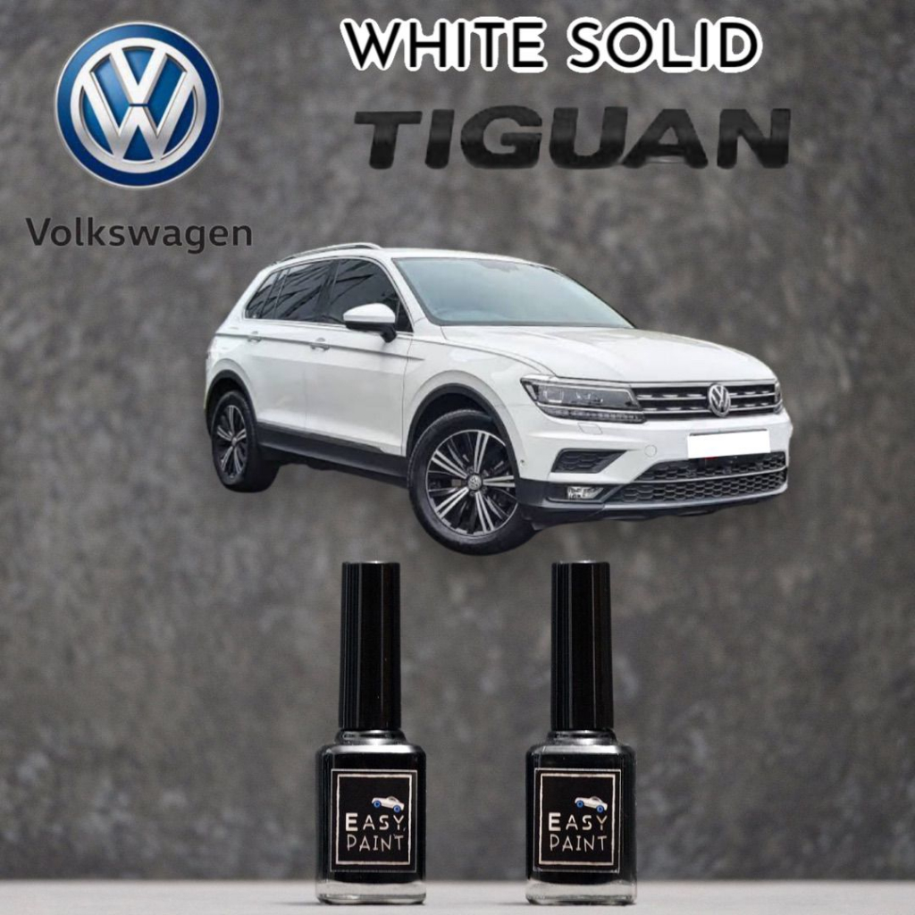 Cat Oles Mobil White Solid VW Tiguan Putih Solid 15ml