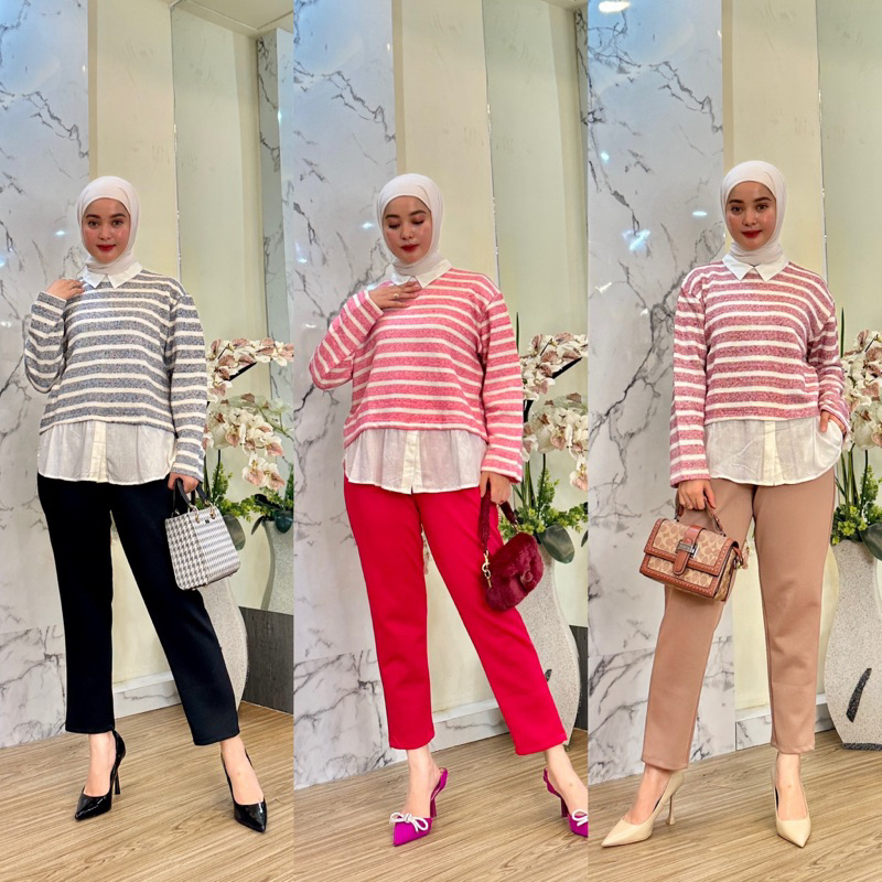 B1964 // B1854 // B1028 Kemeja Rajut