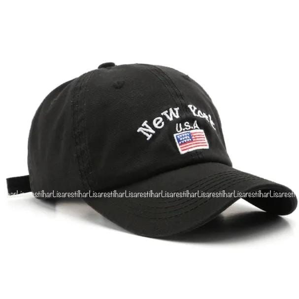 Baseball New : Bordir New York U.S.A Topi baseball Terbaru topi pria/wanita