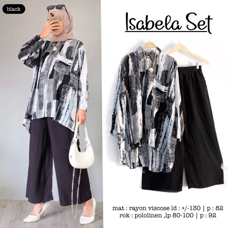 ISABELA SETELAN BAJU WANITA