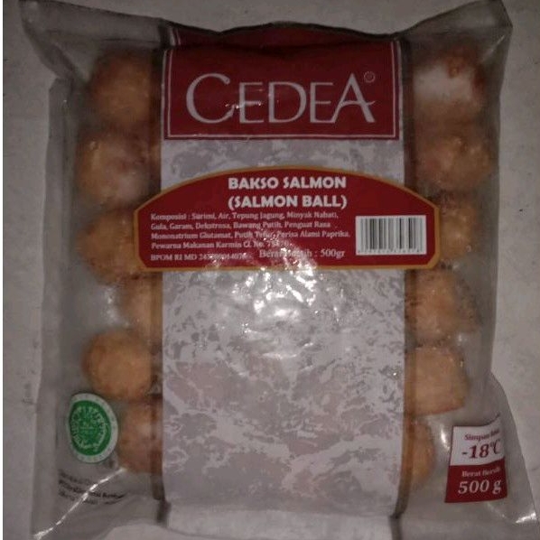 

salmon ball 500 gram