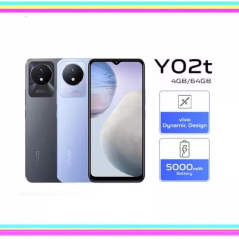 VIVO Y02T RAM 4/64 GARANSI RESMI