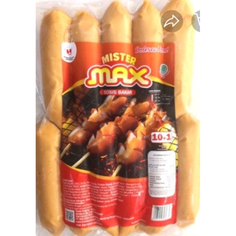 

Mister Max Sosis Bakar Mini isi 500gr