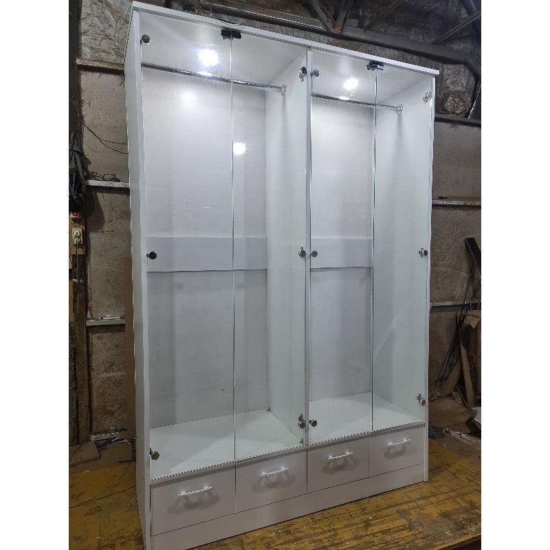 LEMARI GAMIS FULL GANTUNG + LACI